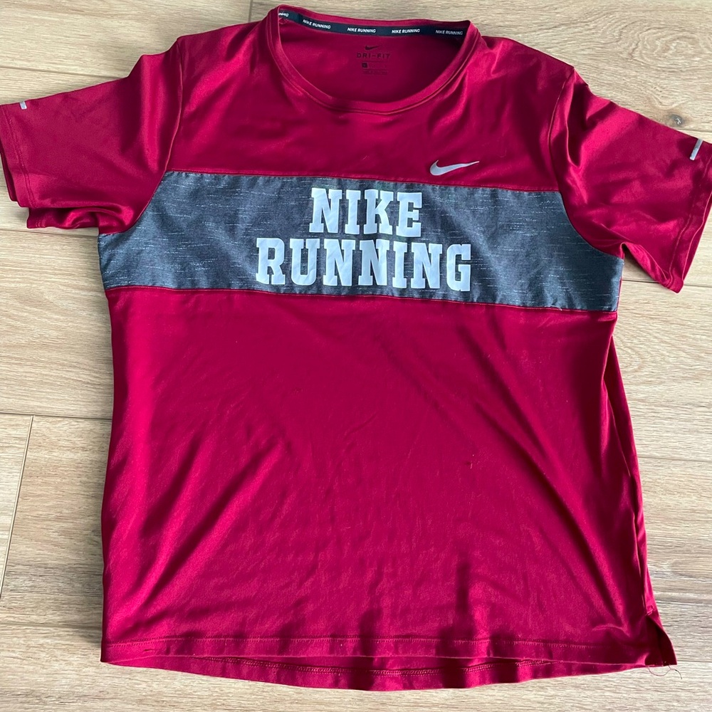 Nike Running Dri- Fit T-Shirt (Size: L)